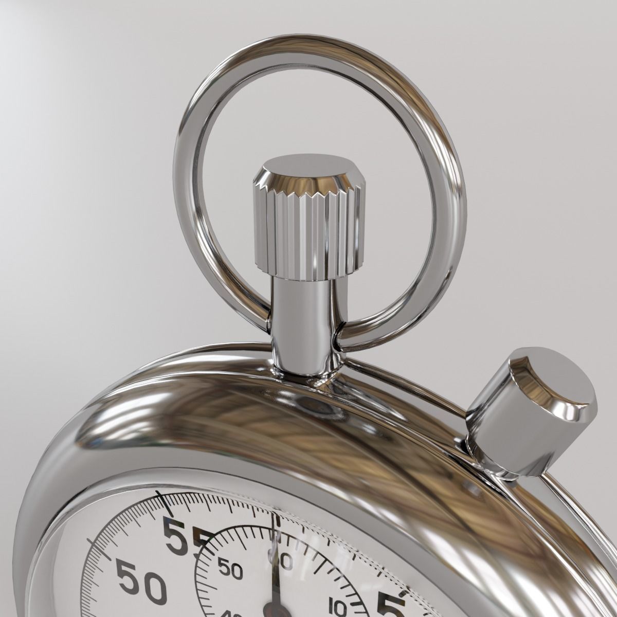 Stopwatch 3D model_4