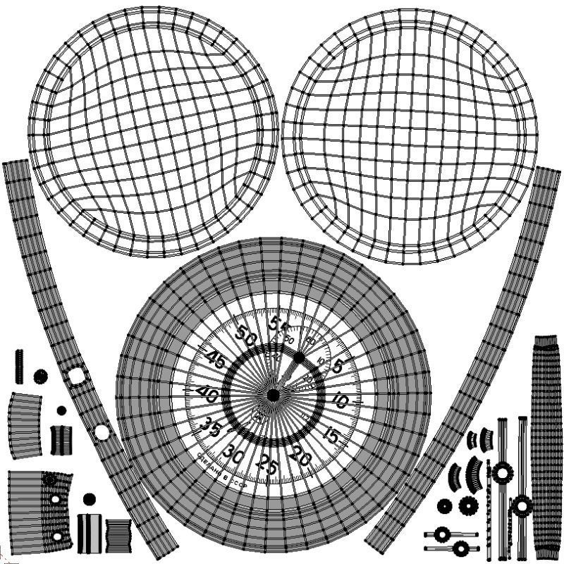 Stopwatch 3D model_15