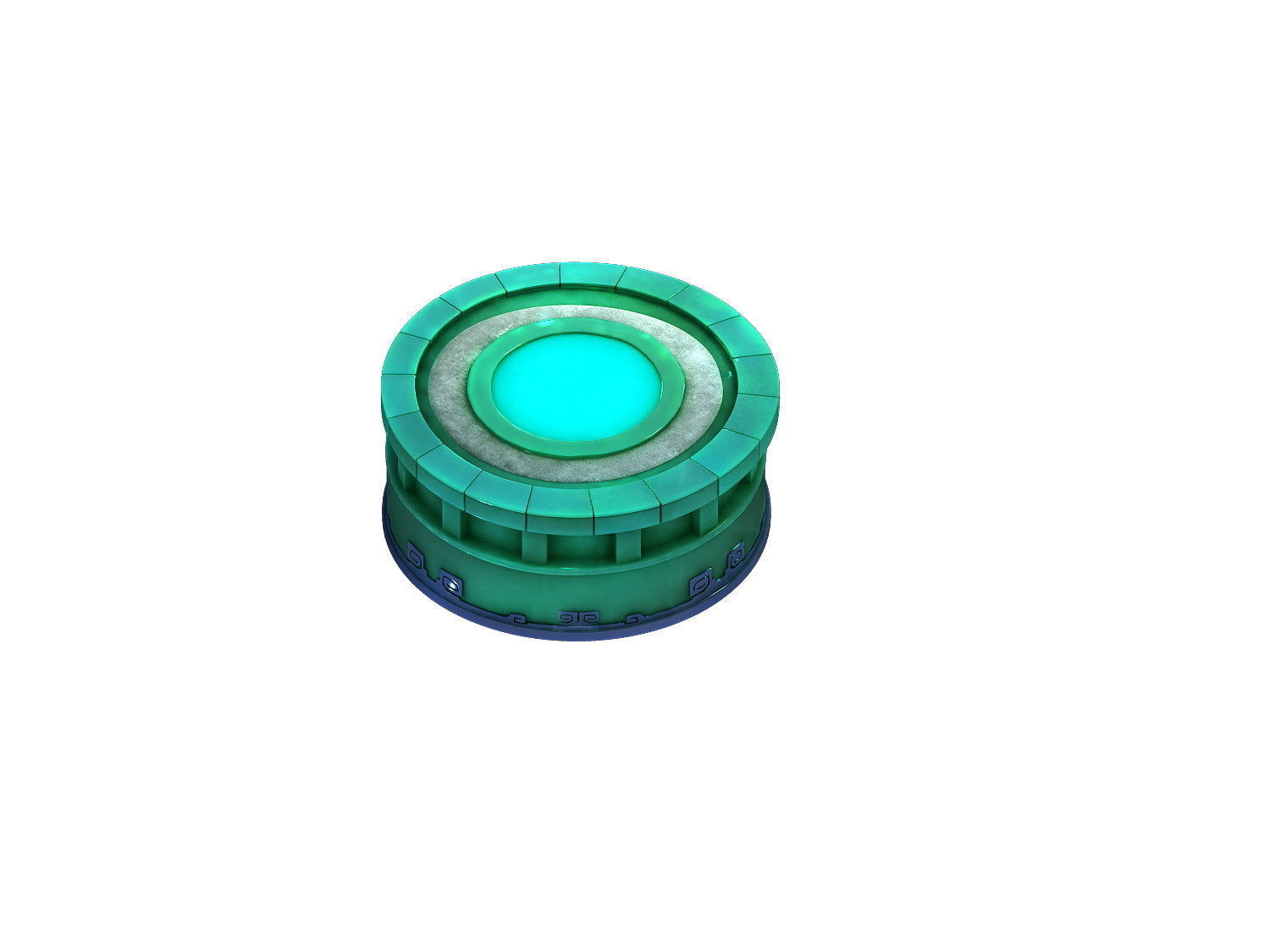 Game model - Ascension stage flying point 3D model_9