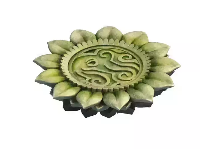 Stone carvings - lotus seat