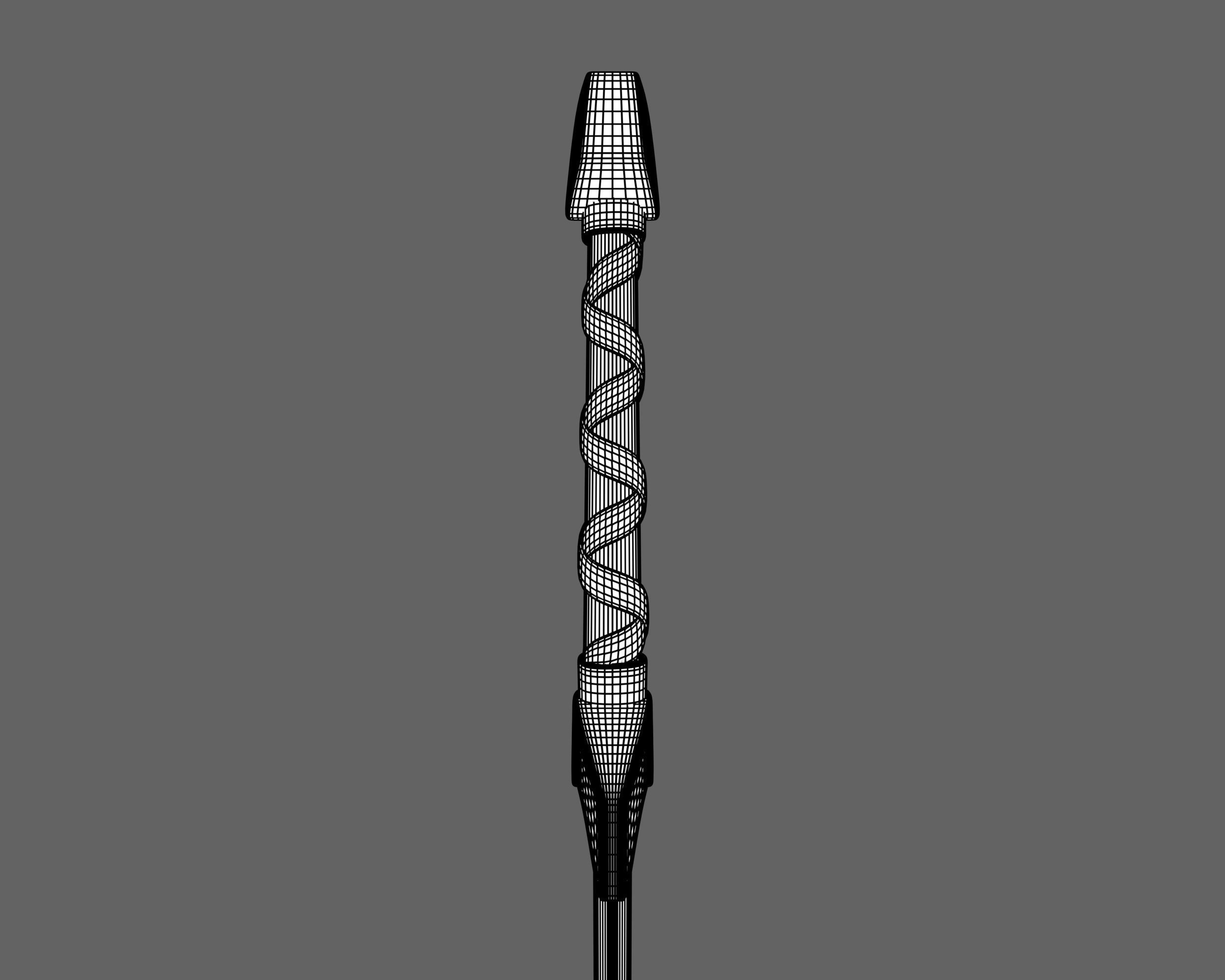 Ancient Viking Sword Low-poly 3D model_16