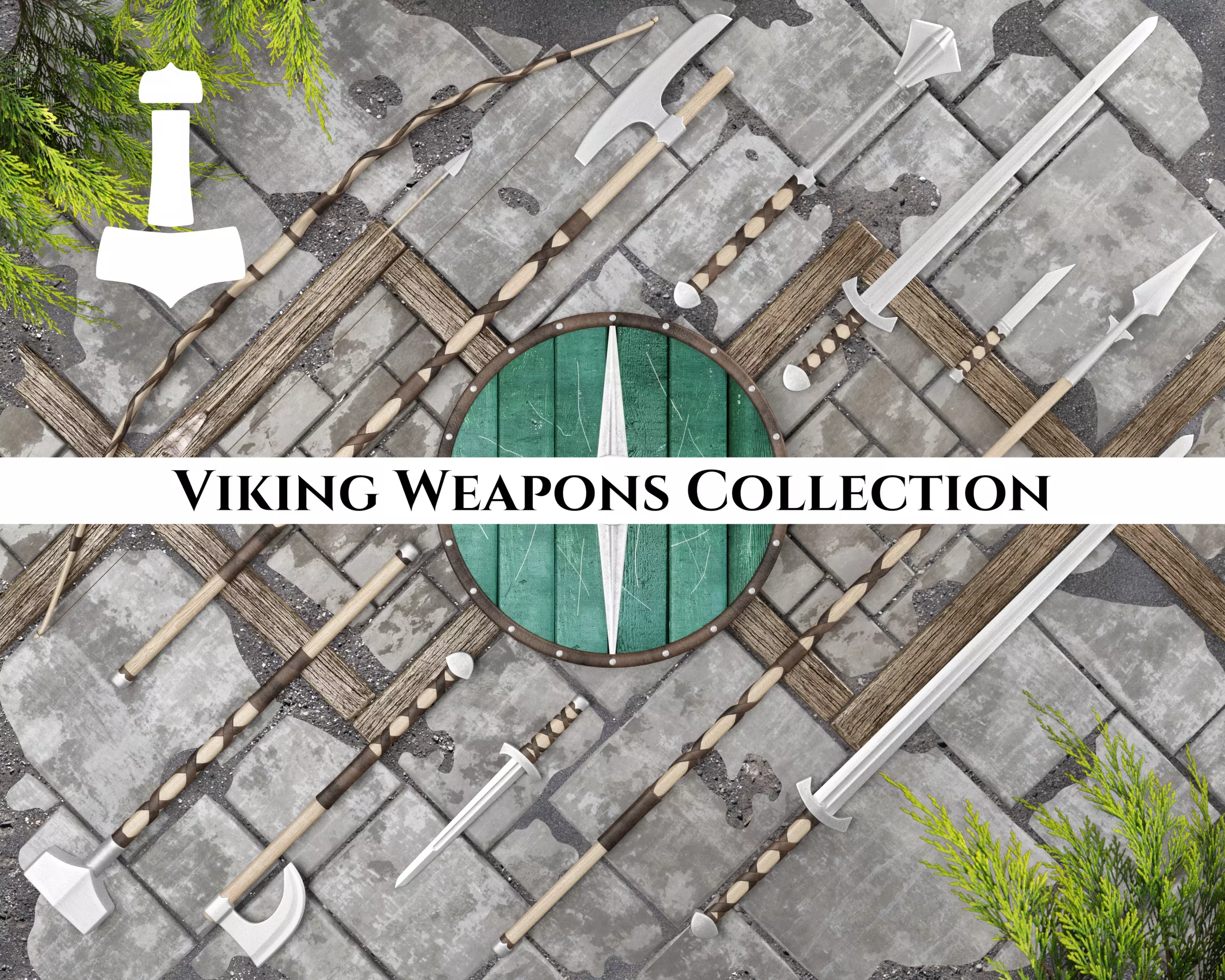 Ancient Collection Viking Weapons Set _0