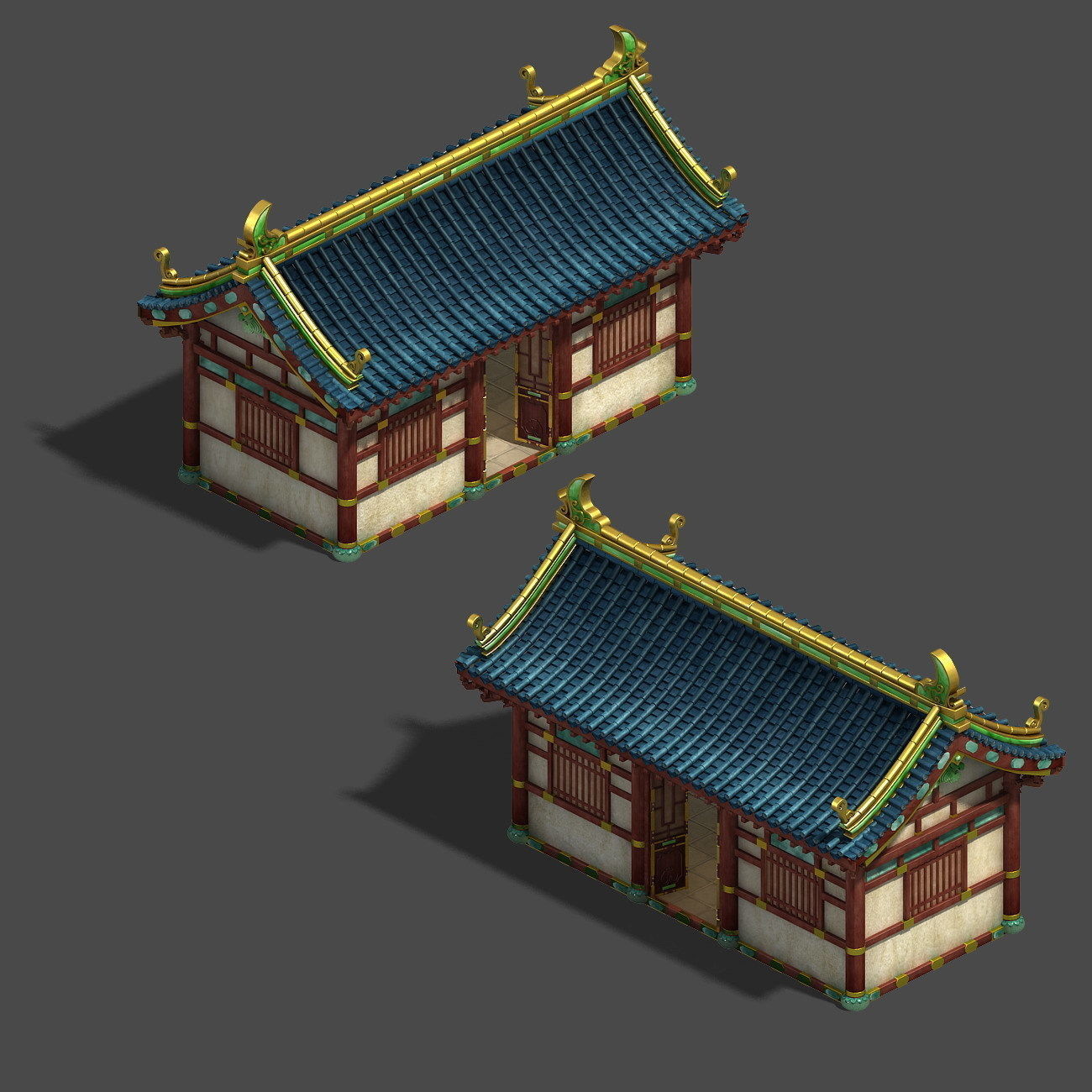 Market - City Building 01 3D model_3