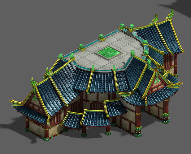 Market - City Architecture 02 3D model