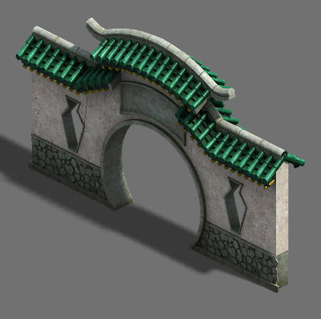 Academy - door wall 3D model_2