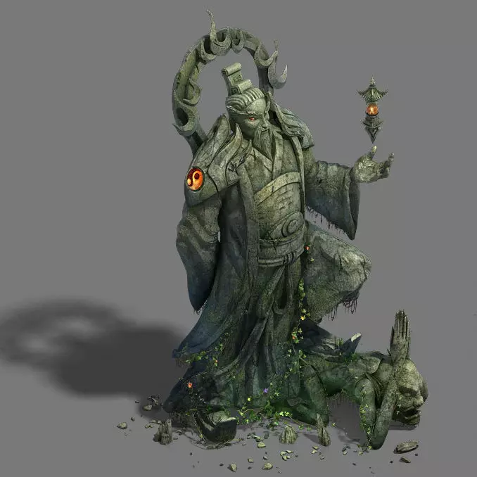 Shushan - statue 3D model_0