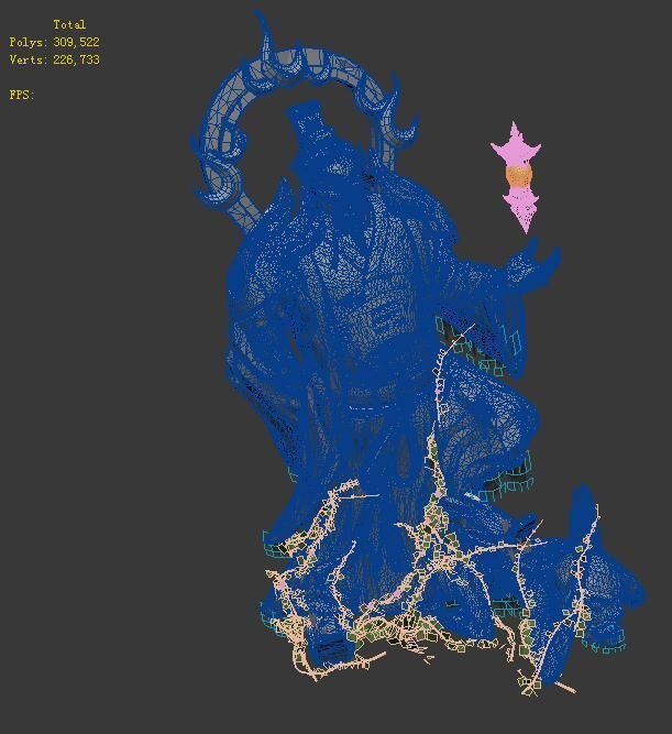 Shushan - statue 3D model_5