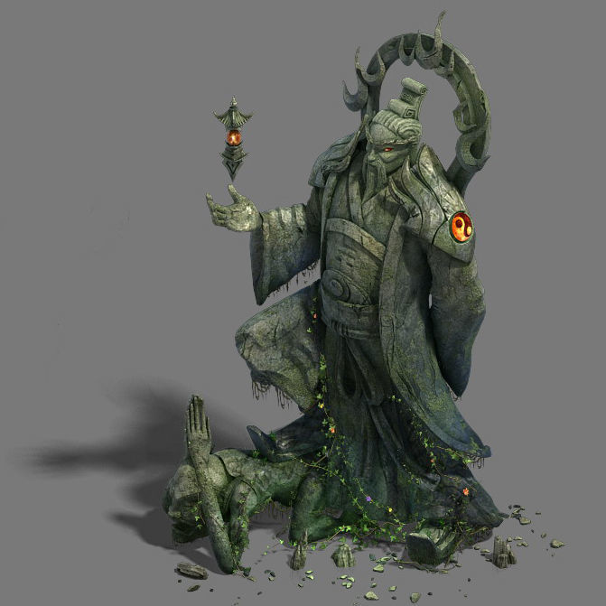 Shushan - statue 3D model_1