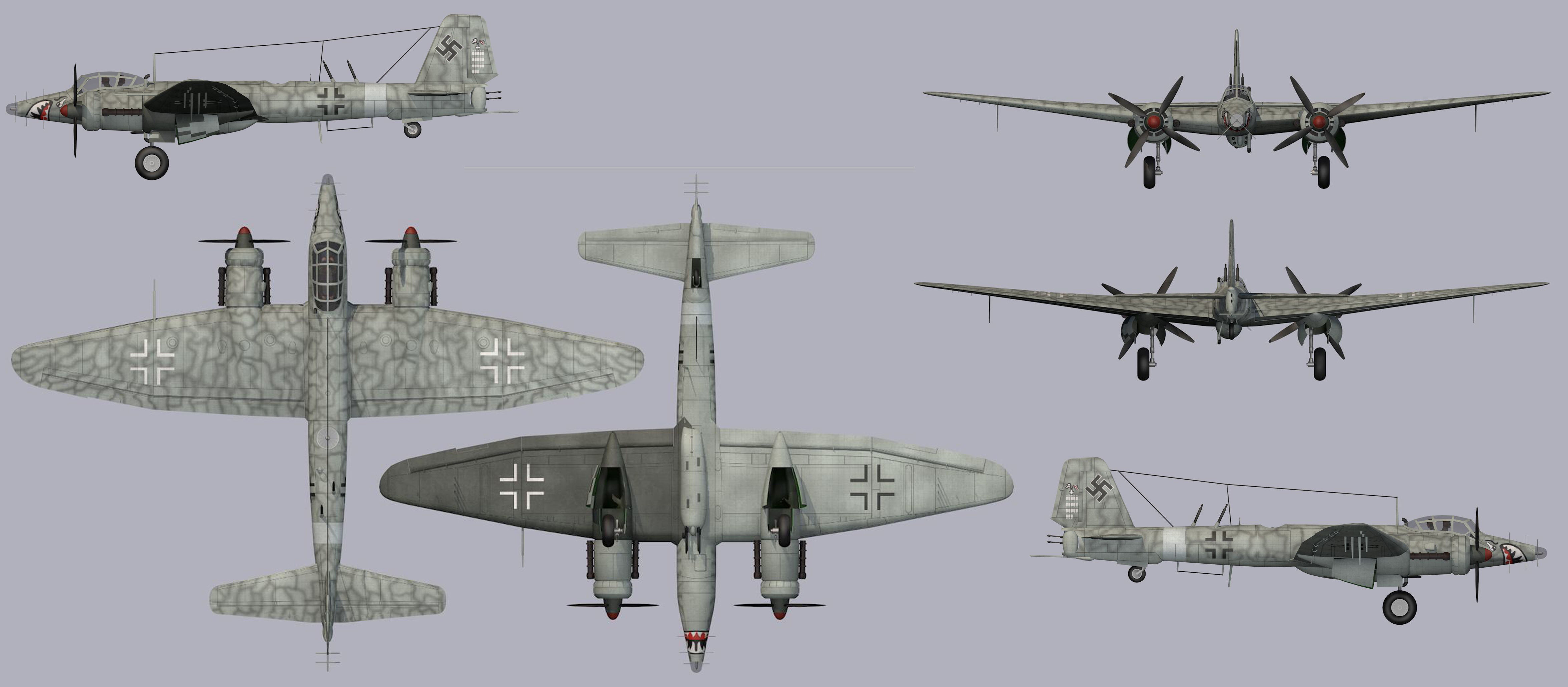 Junkers Ju-388 J-4 Nachtjager 3D model_13