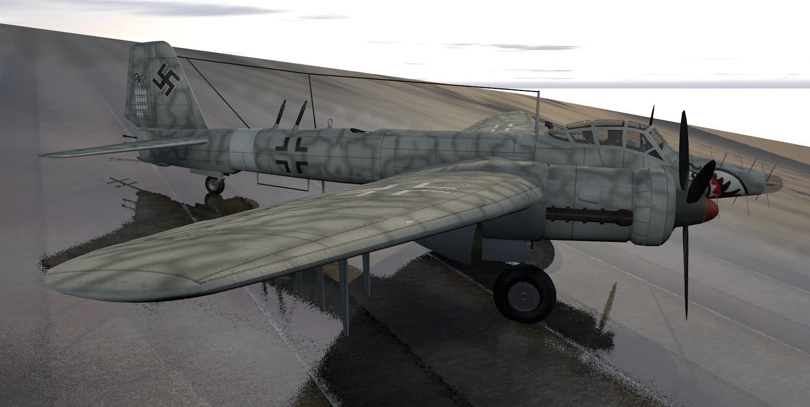 Junkers Ju-388 J-4 Nachtjager 3D model_2