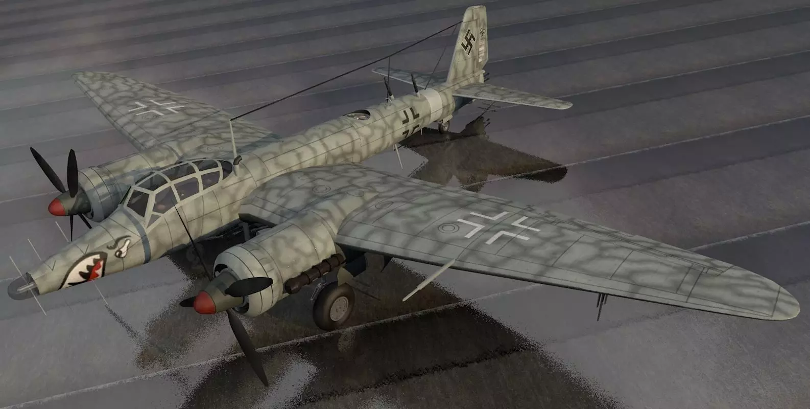 Junkers Ju-388 J-4 Nachtjager 3D model_0