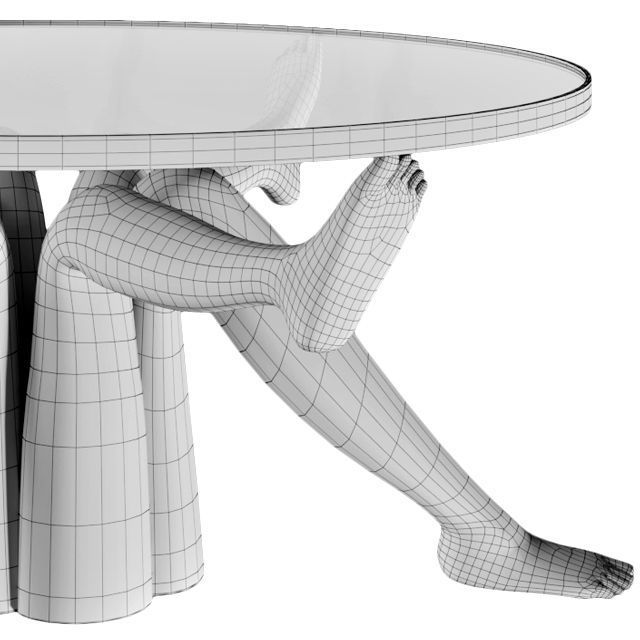 Kelly Wearstler Isadora Table 3D model_2