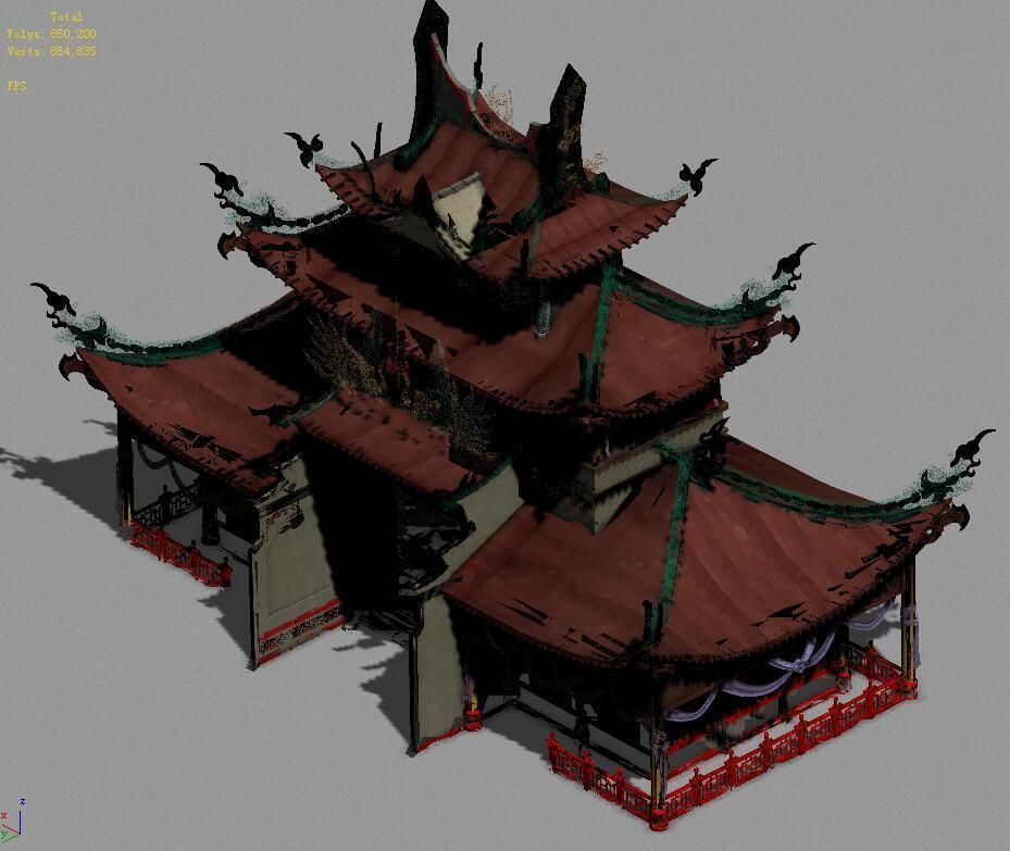 Shushan - palace 3D model_2