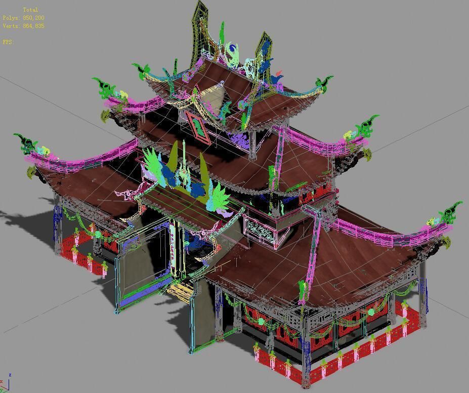 Shushan - palace 3D model_1