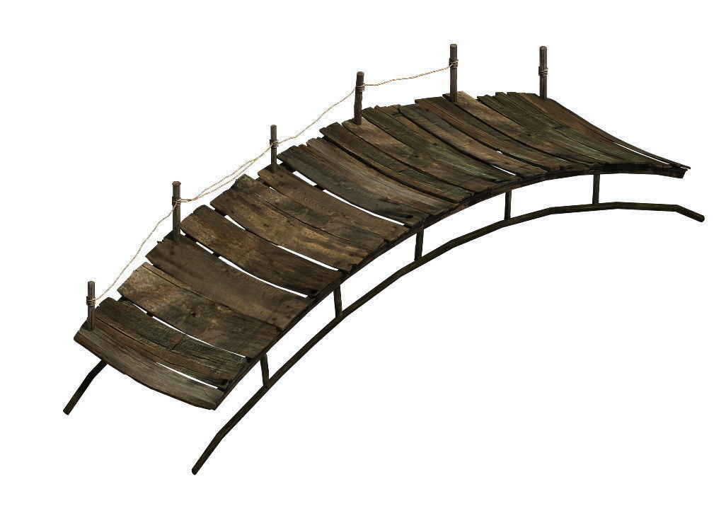 Shushan - arch bridge 3D model_4