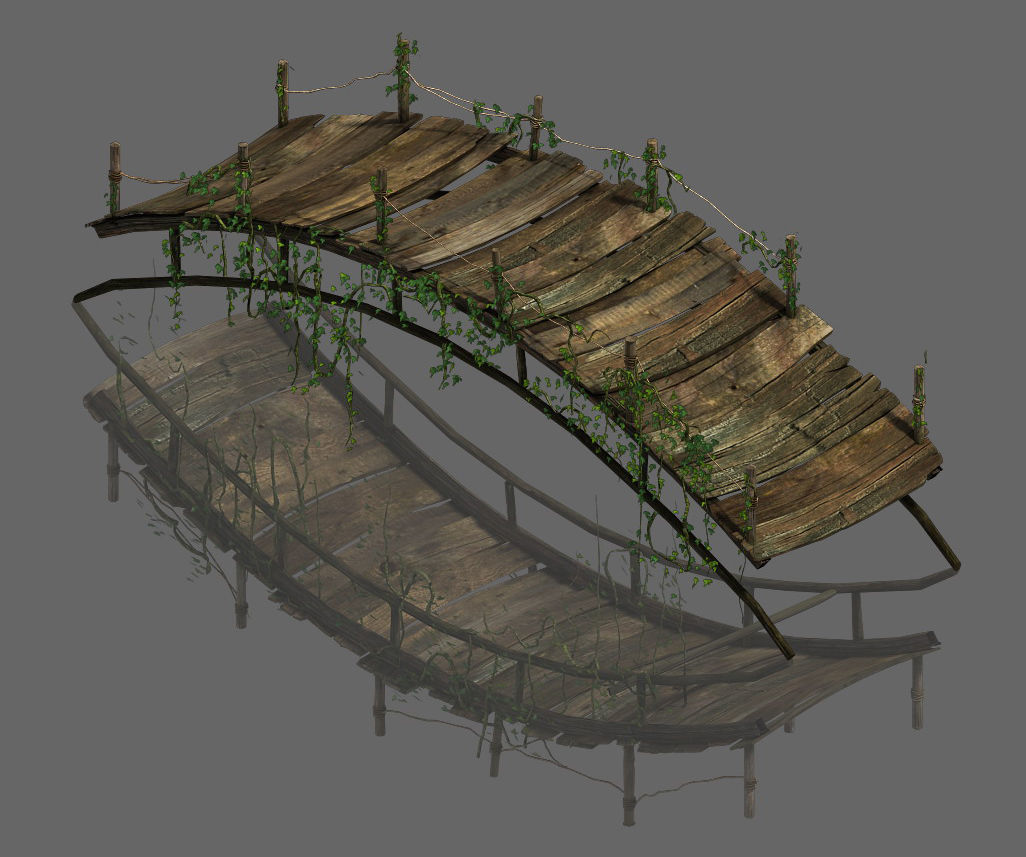 Shushan - arch bridge 3D model_2