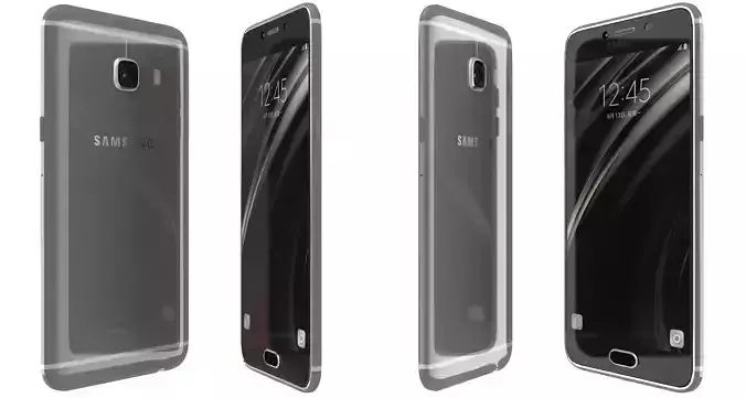 Samsung Galaxy C5 Gray 3D model