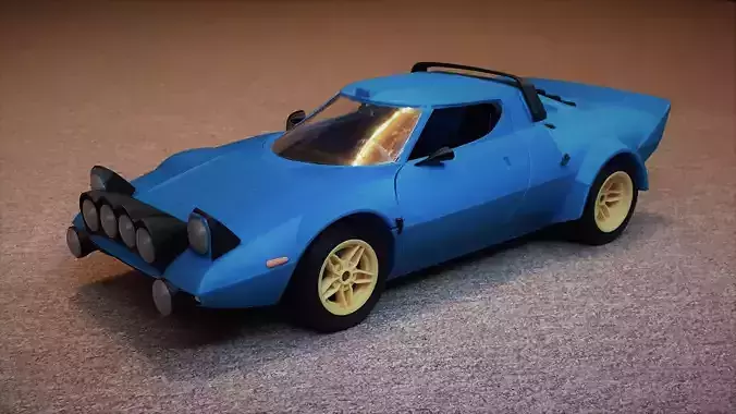 Lancia Stratos - detailed scale model kit