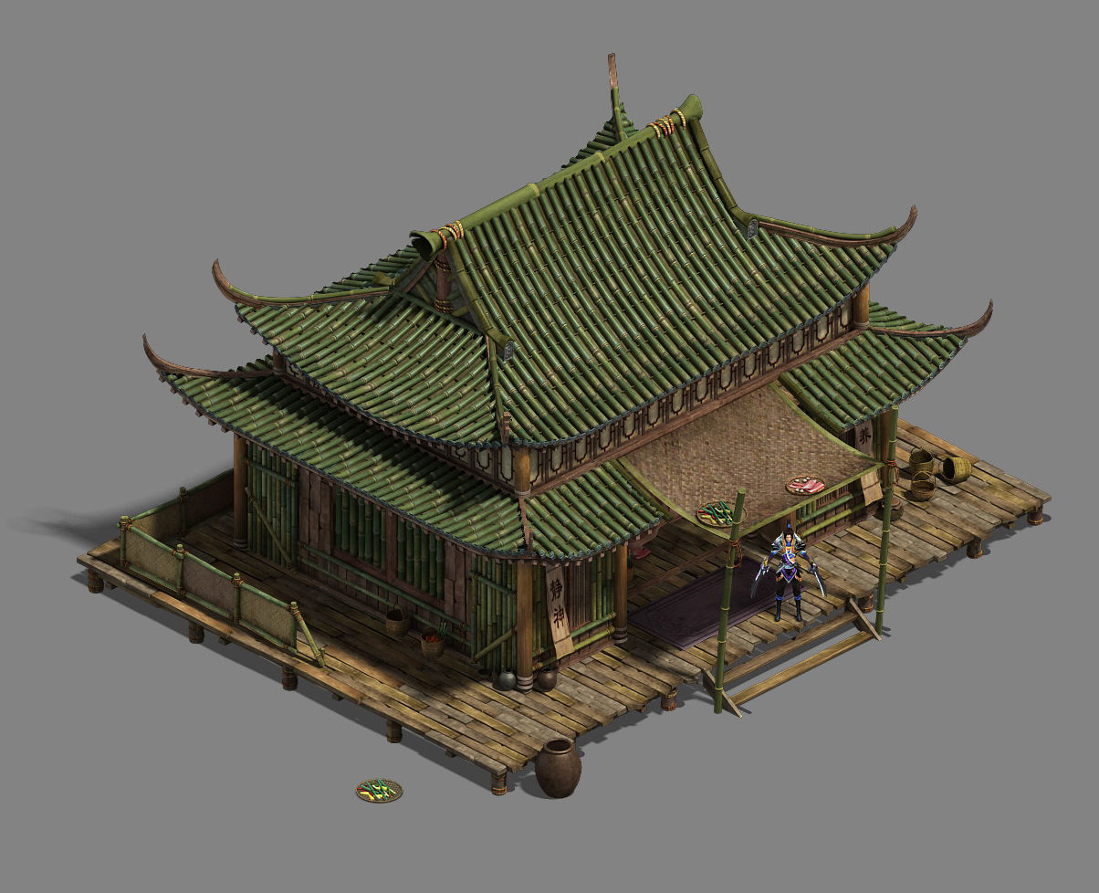 Shushan - Los North small houses 3D model_1