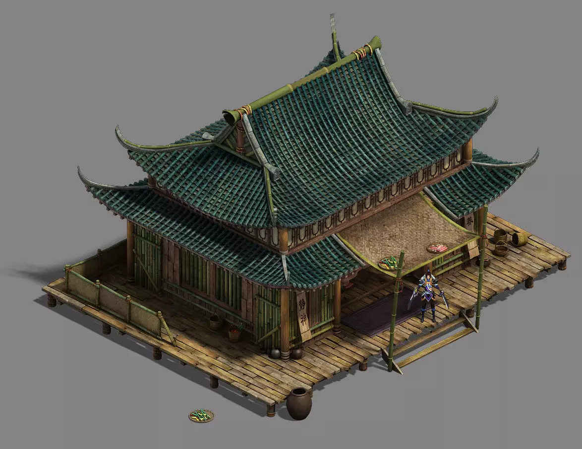 Shushan - Los North small houses 3D model_0