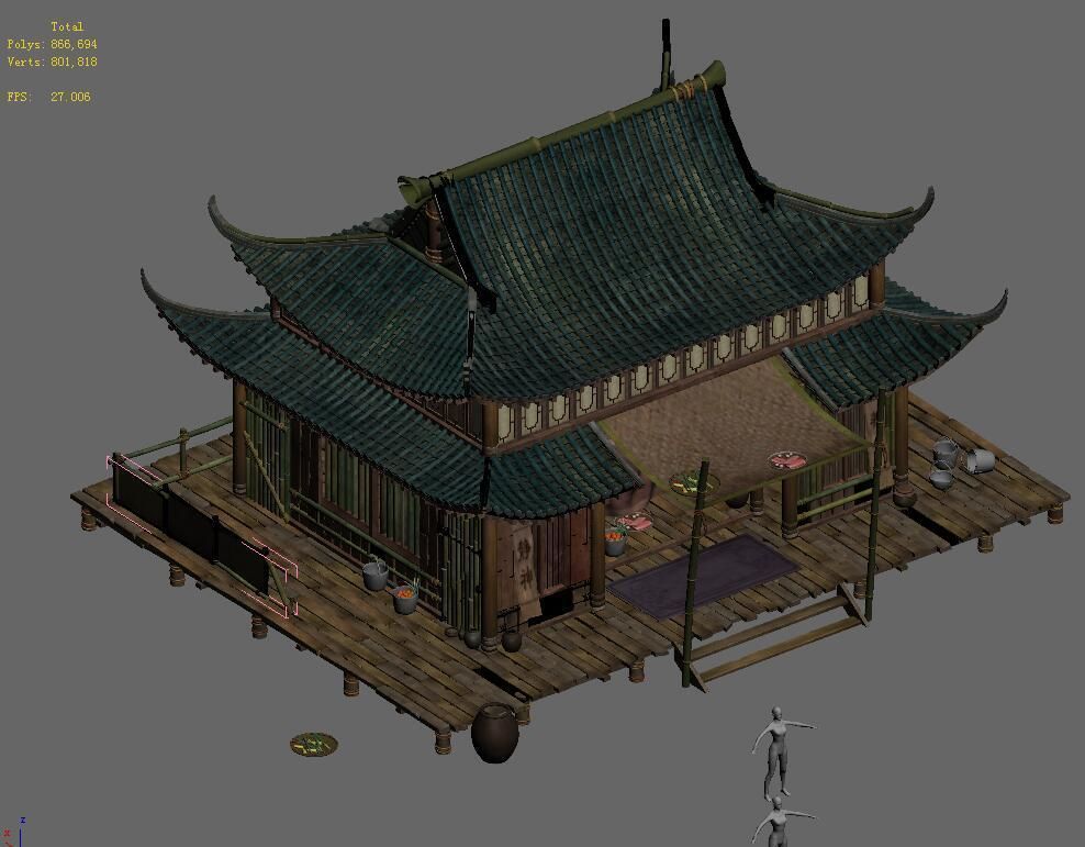 Shushan - Los North small houses 3D model_2