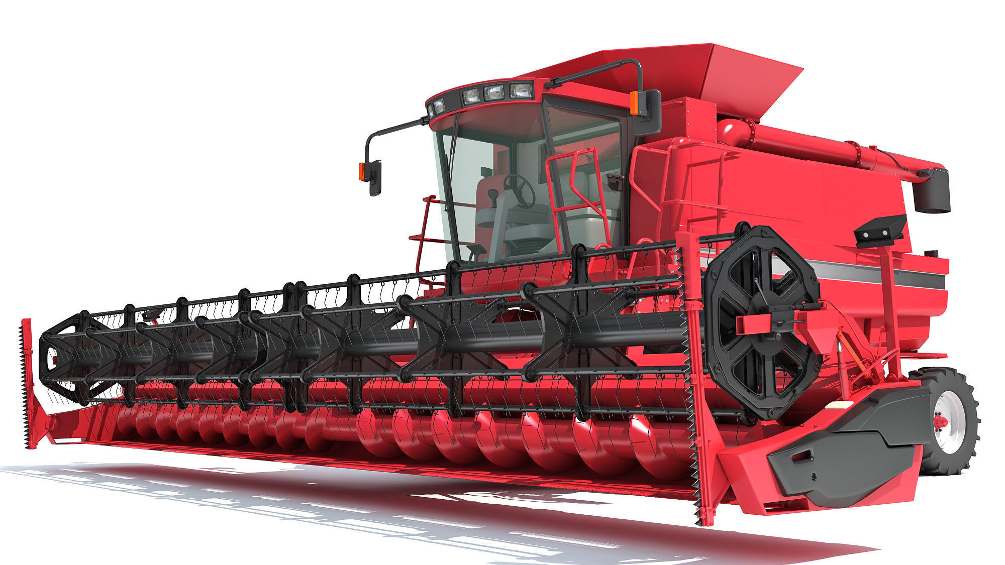 Combine Harvester 3D model_12