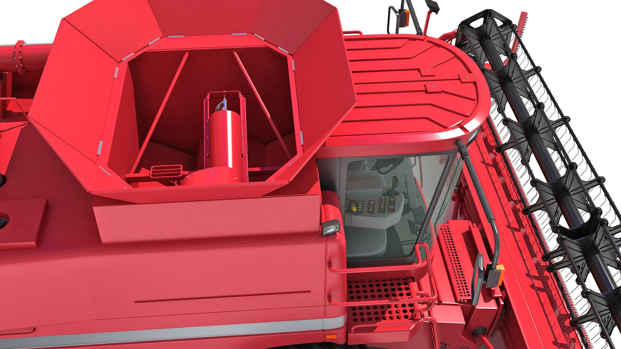 Combine Harvester 3D model_15