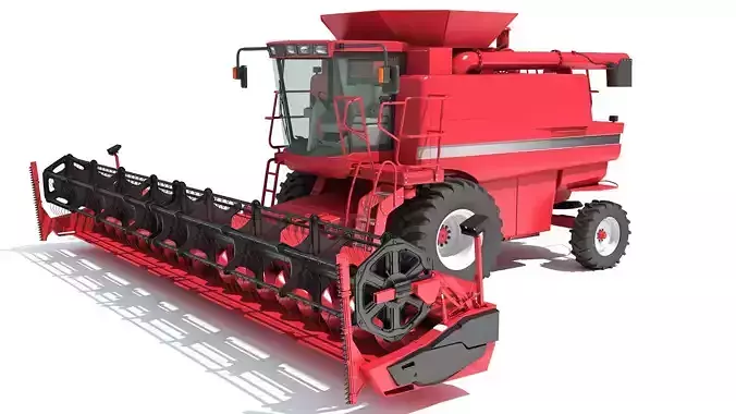 Combine Harvester 3D model