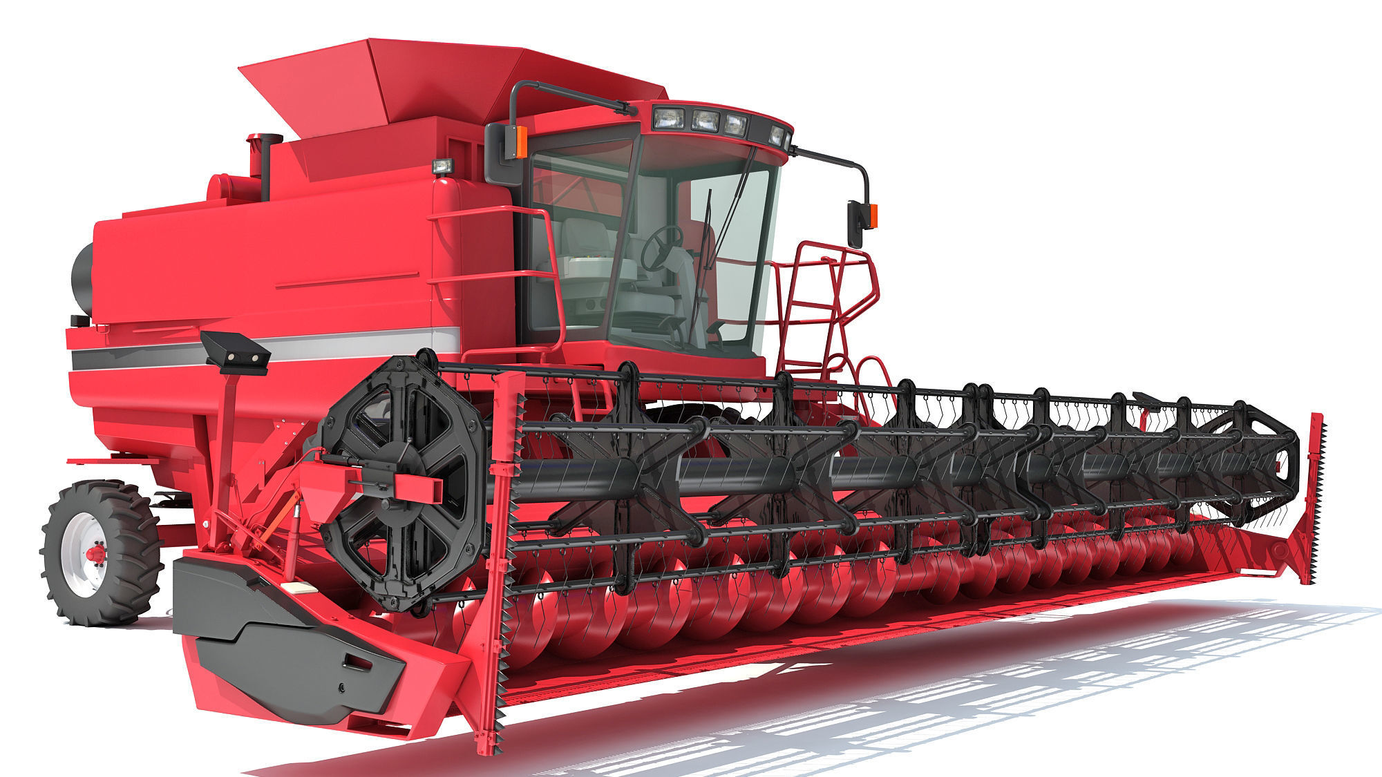Combine Harvester 3D model_9