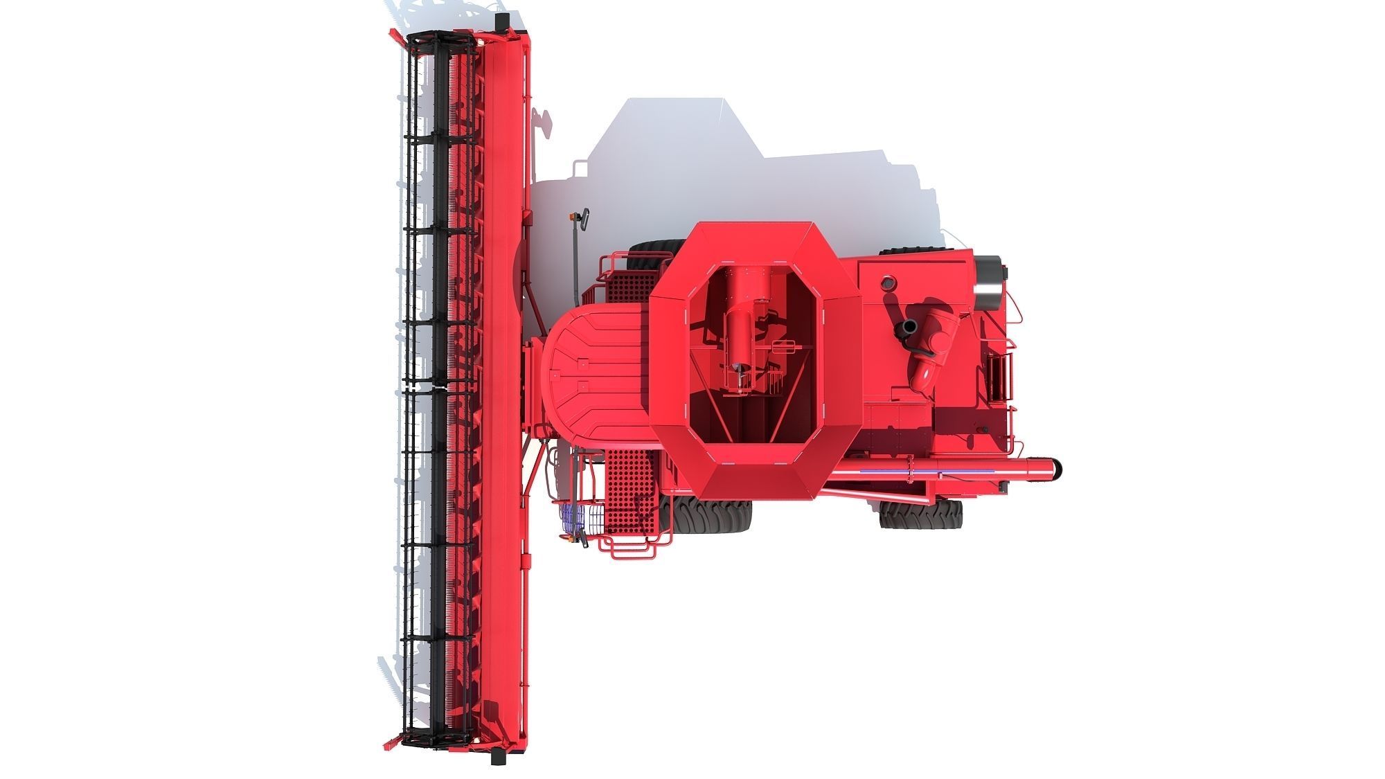 Combine Harvester 3D model_13