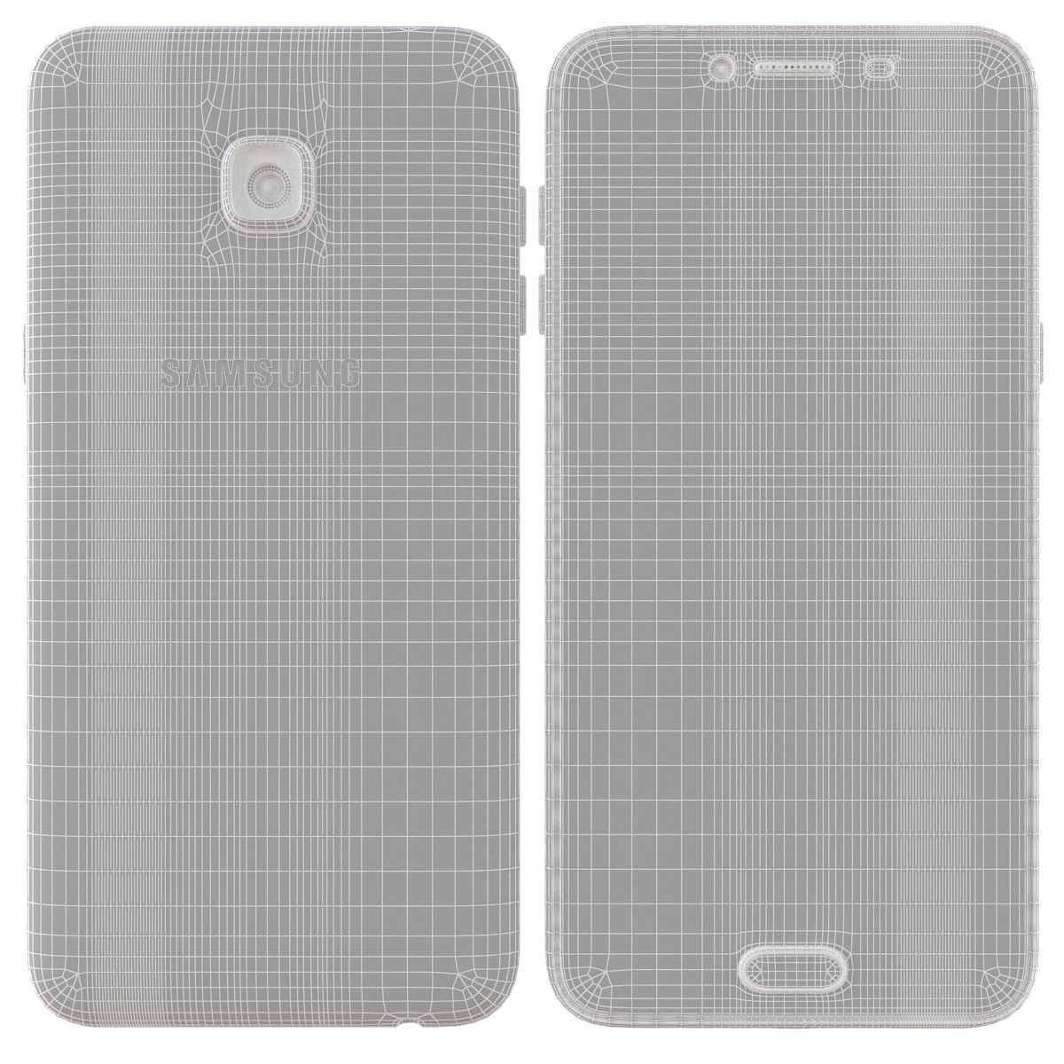Samsung Galaxy C5 Silver 3D model_18