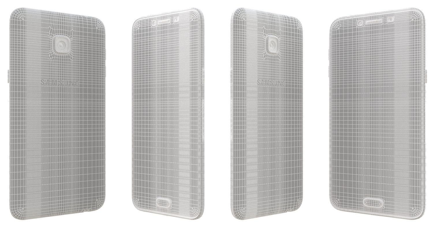 Samsung Galaxy C5 Silver 3D model_16