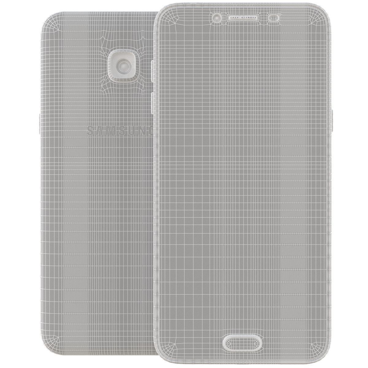 Samsung Galaxy C5 Silver 3D model_17