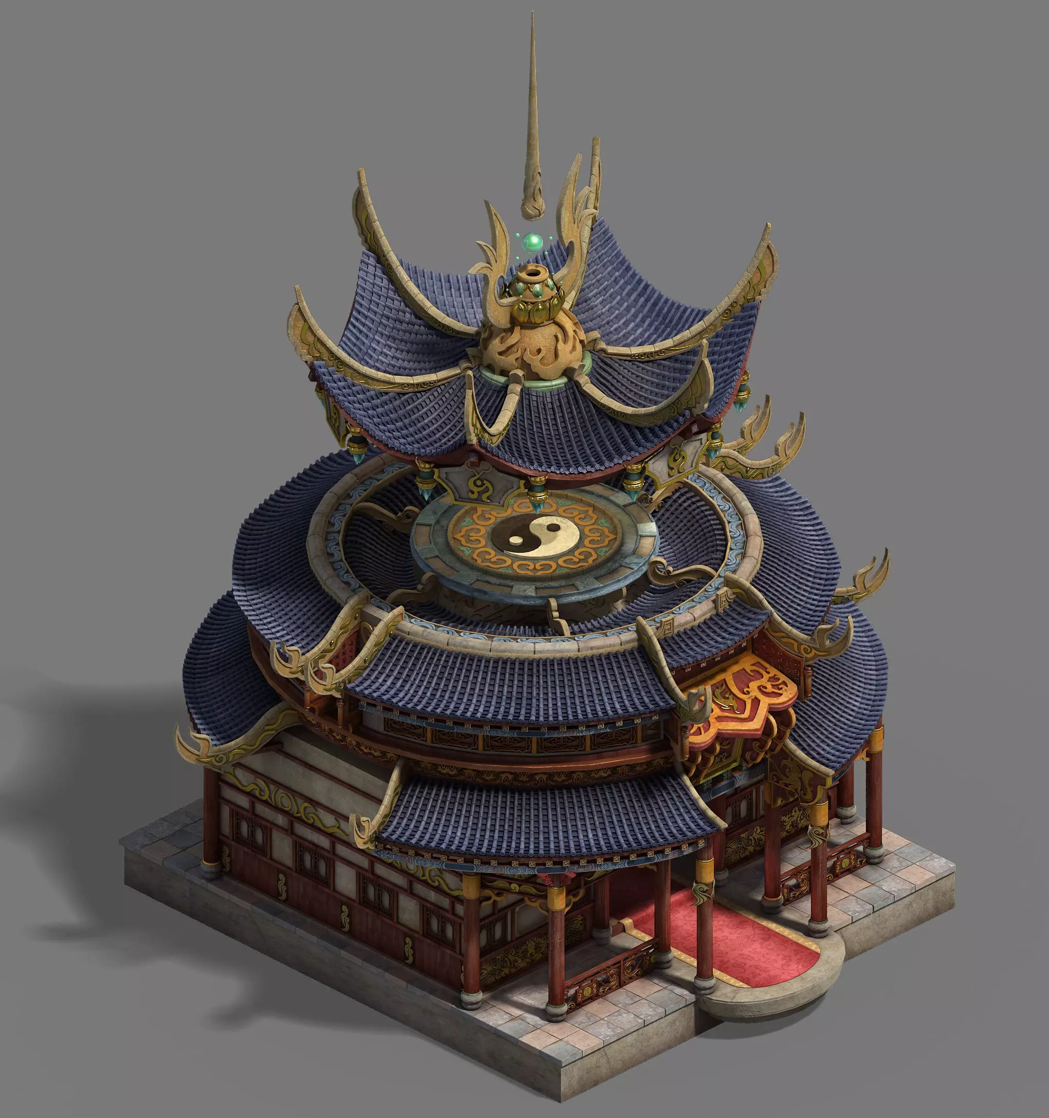 Shushan - side hall 3D model_0