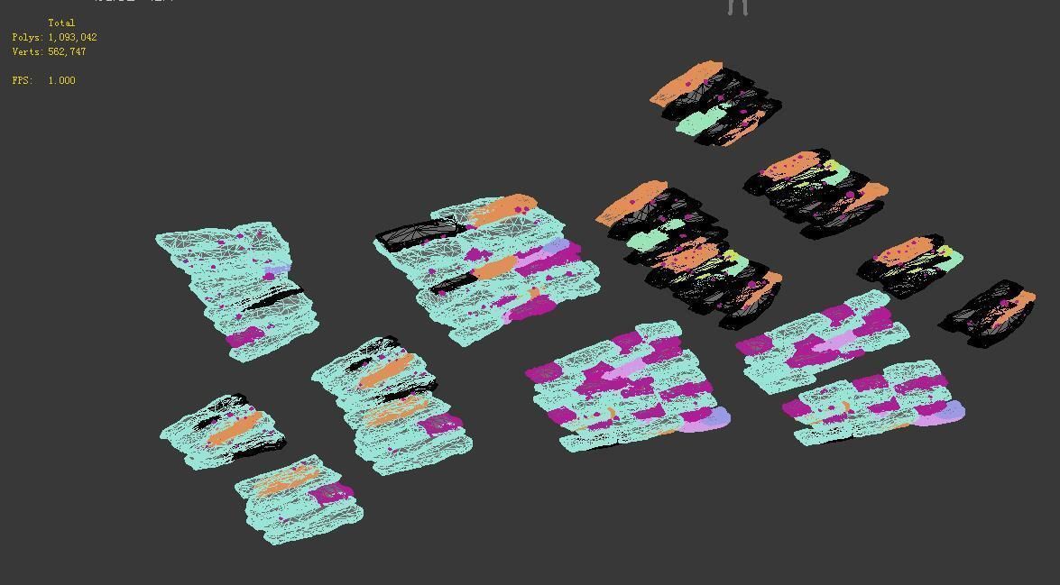 Shushan - stone ladder 3D model_4