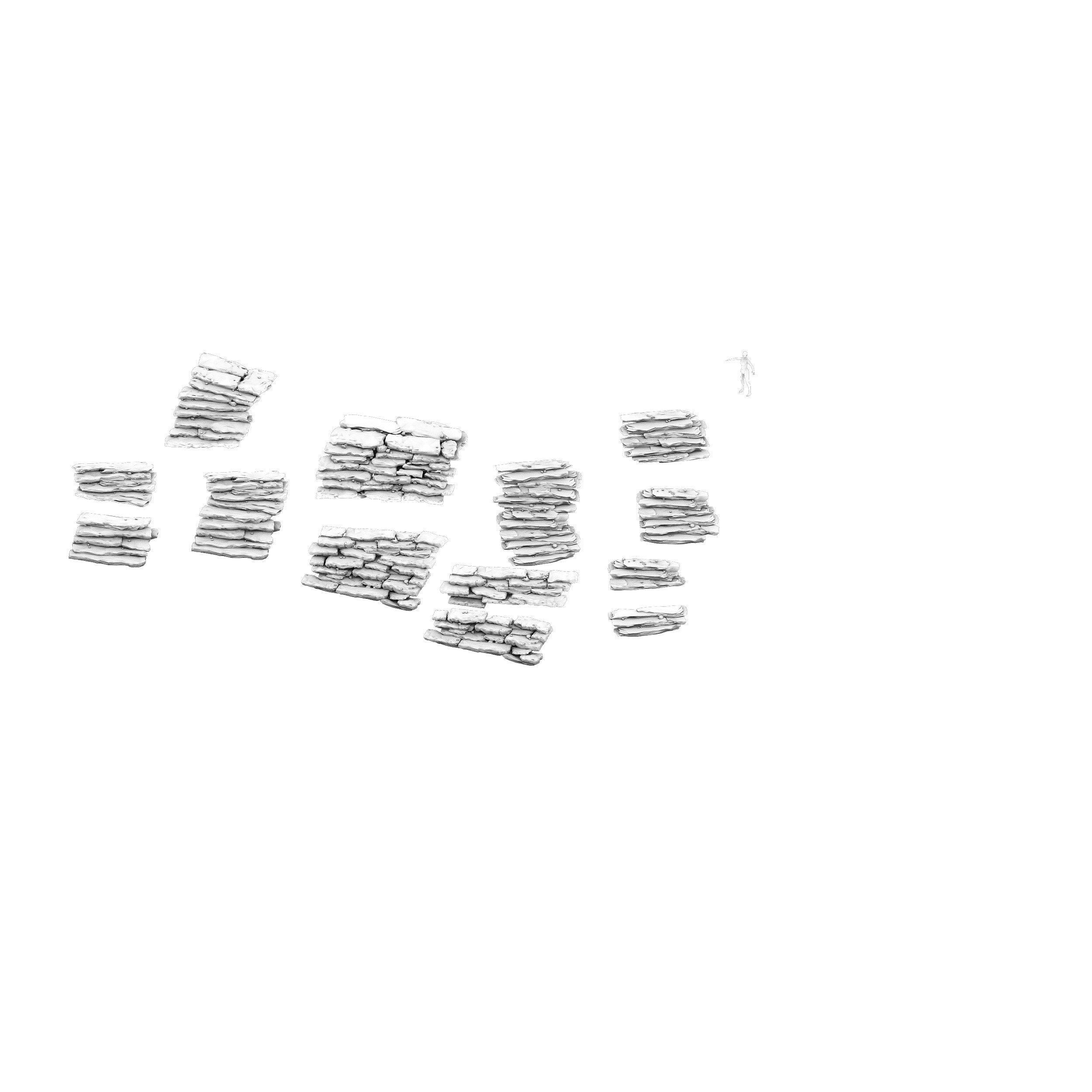 Shushan - stone ladder 3D model_12