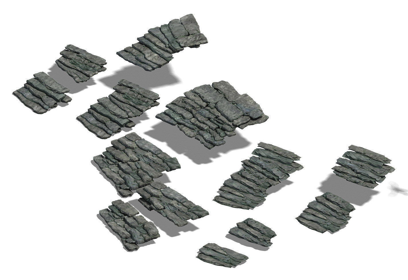 Shushan - stone ladder 3D model_9