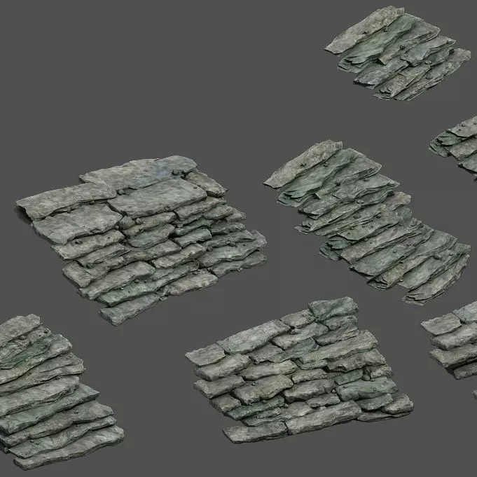 Shushan - stone ladder 3D model_0