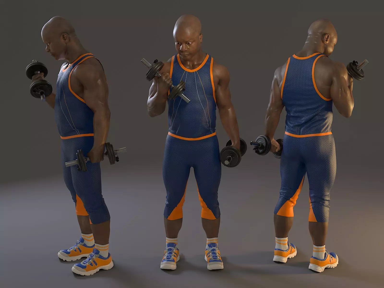 Fitness Male ABL 3140 0002 Low-poly 3D model_0