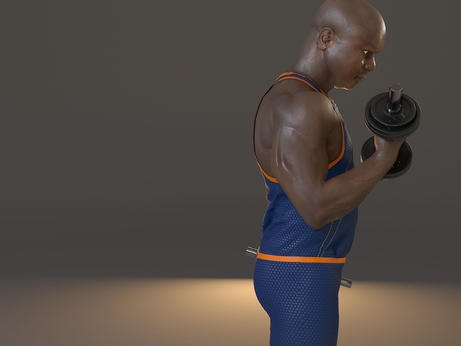 Fitness Male ABL 3140 0002 Low-poly 3D model_19