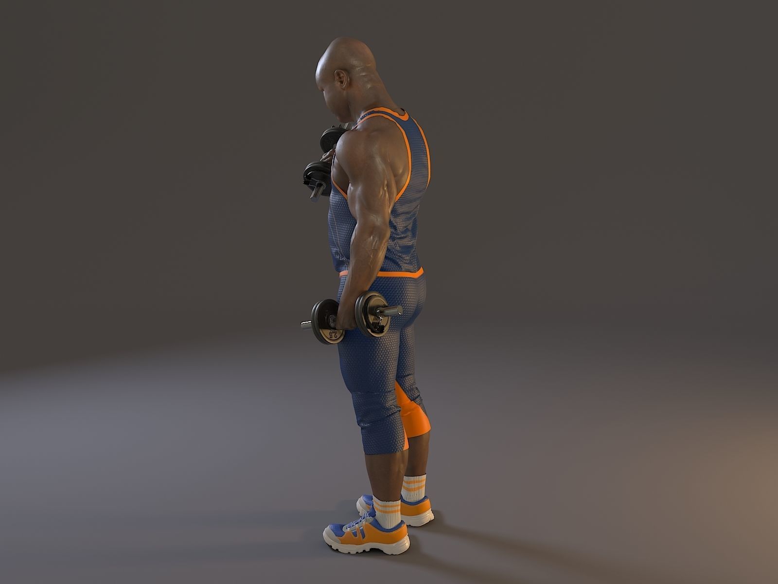 Fitness Male ABL 3140 0002 Low-poly 3D model_3