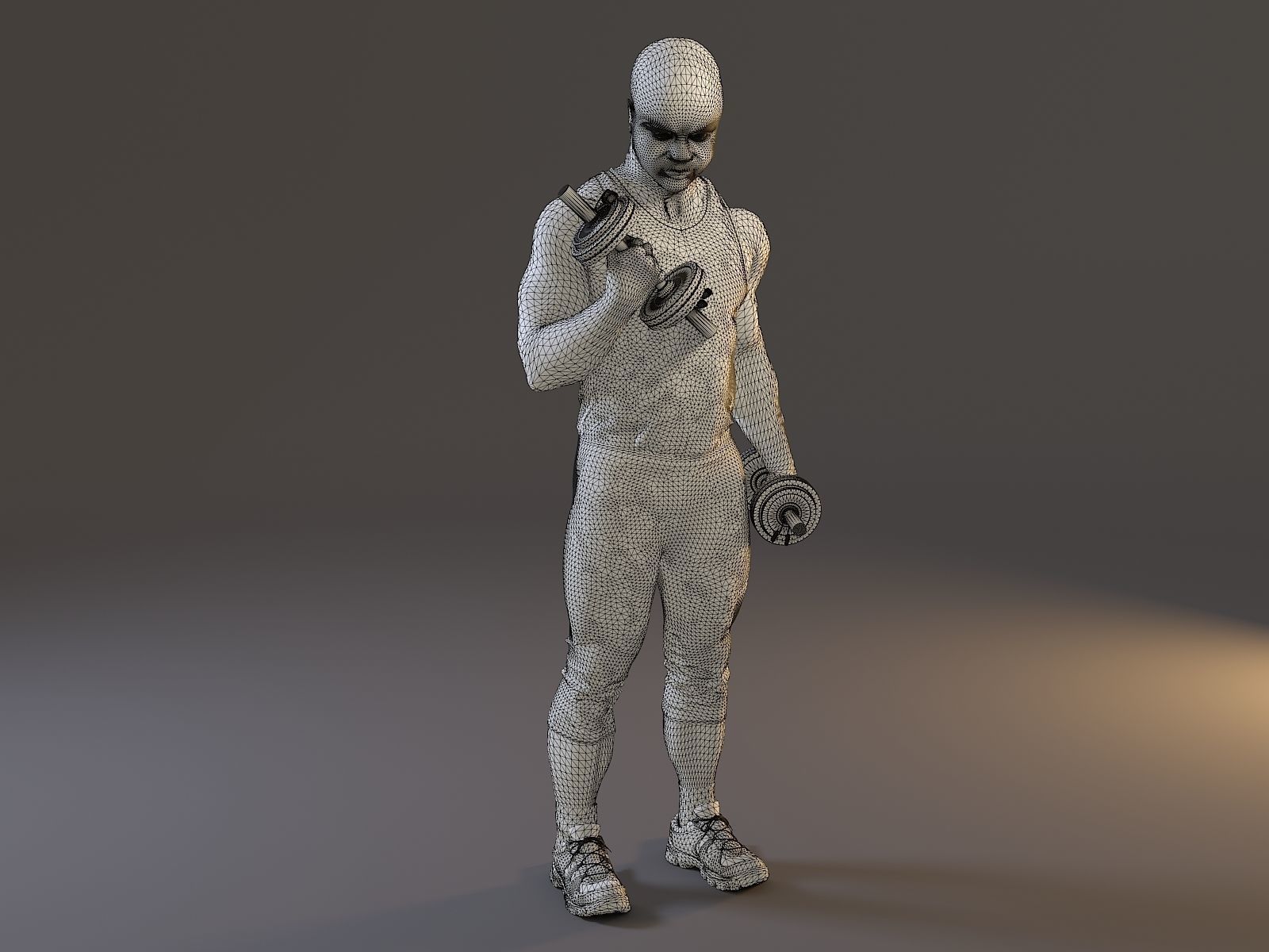 Fitness Male ABL 3140 0002 Low-poly 3D model_11
