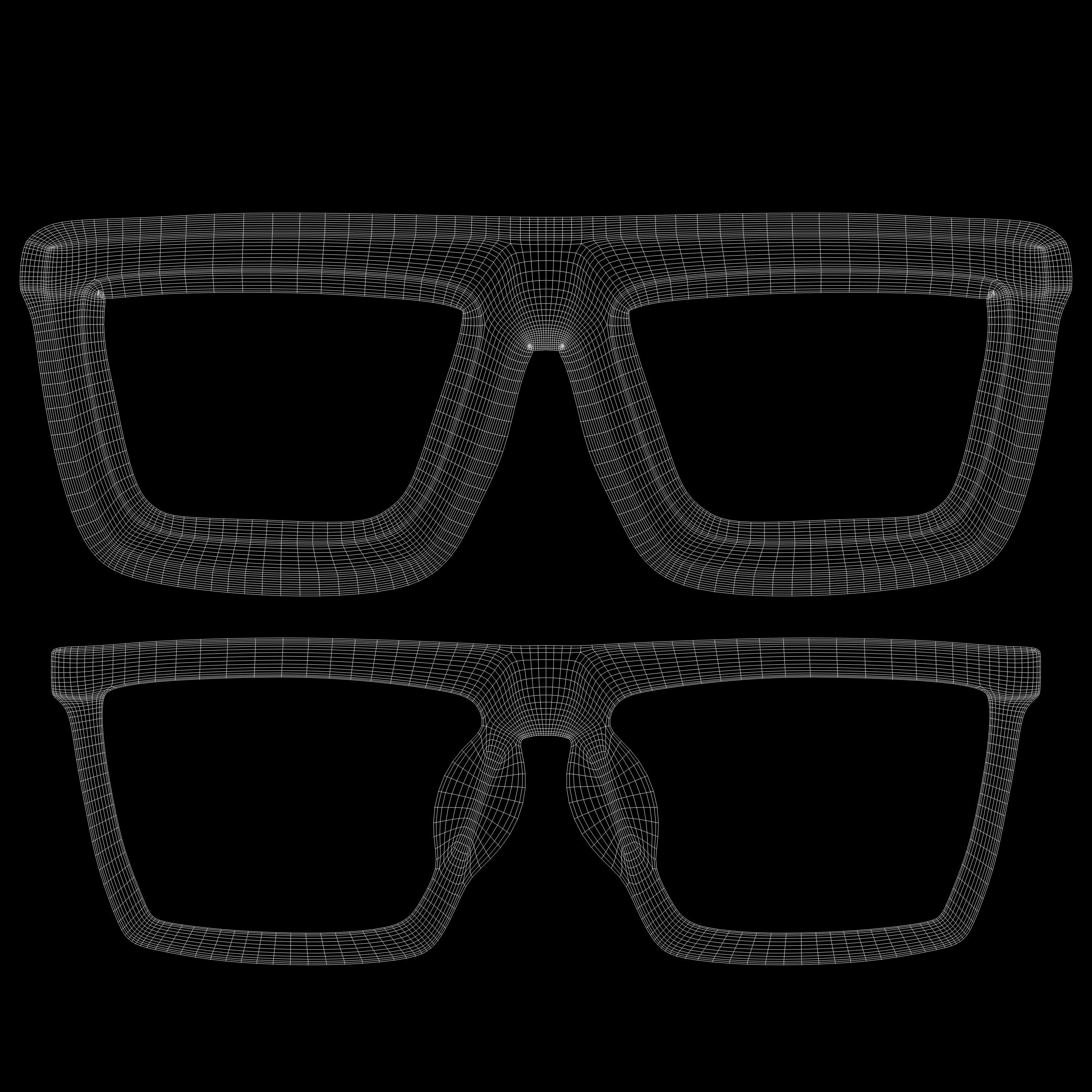 Eyeglasses for Men and Women 3D print model_4