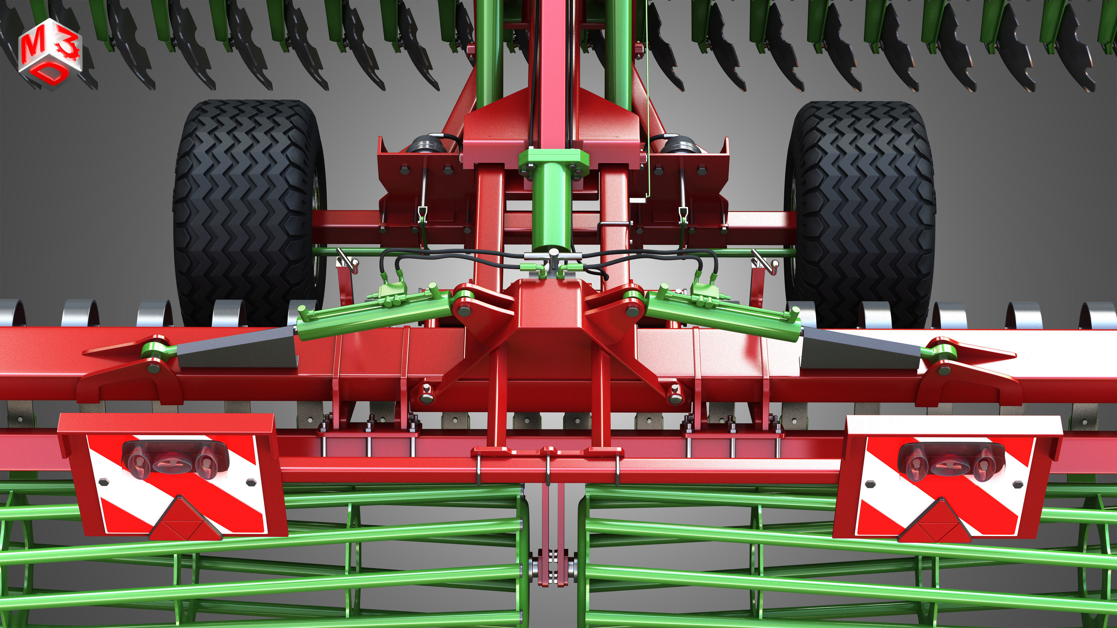 AGRO MASZ Tillage Machine 3D model_13