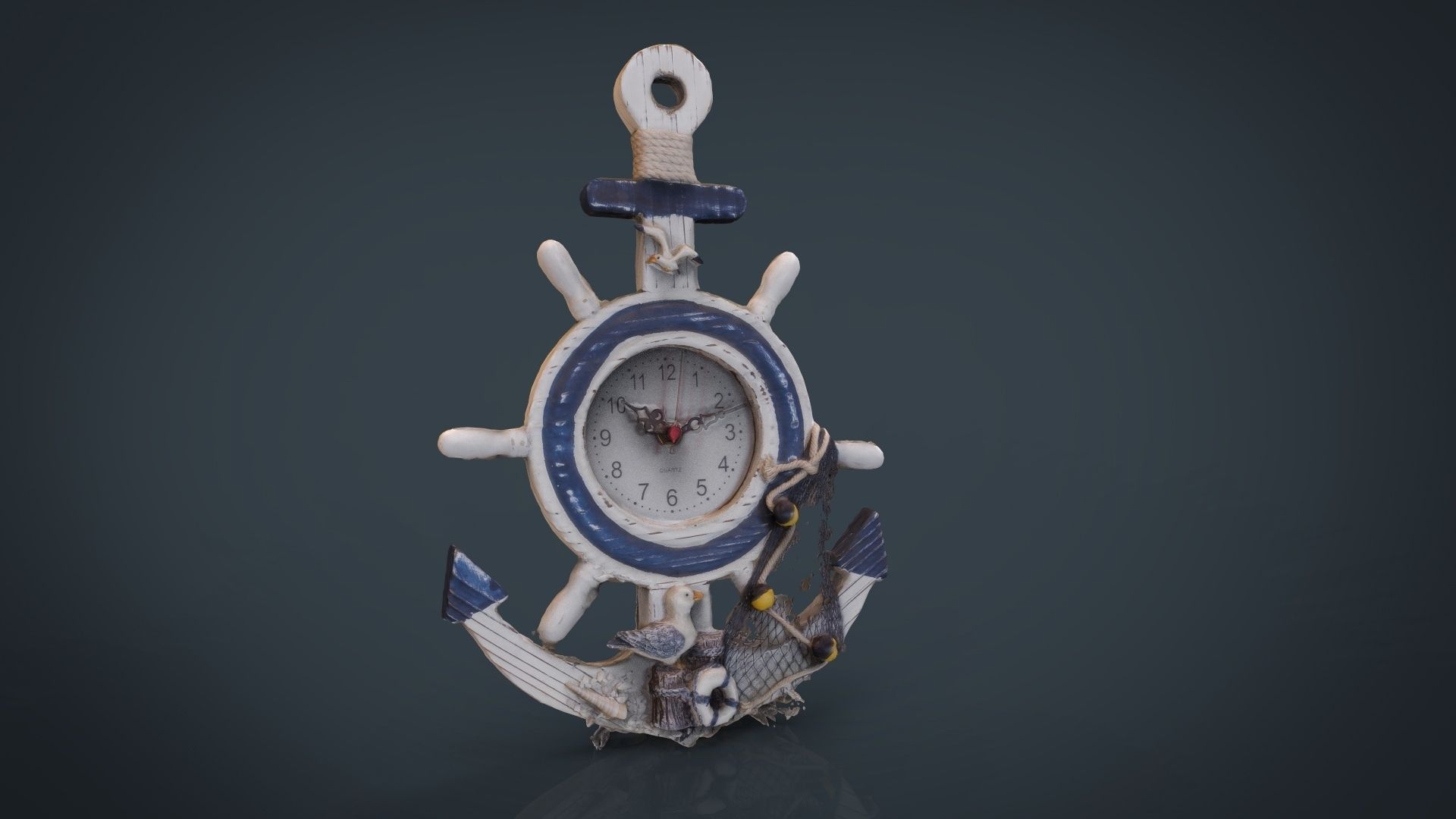ANCHOR CLOCK DECORATIVE 3D model_3