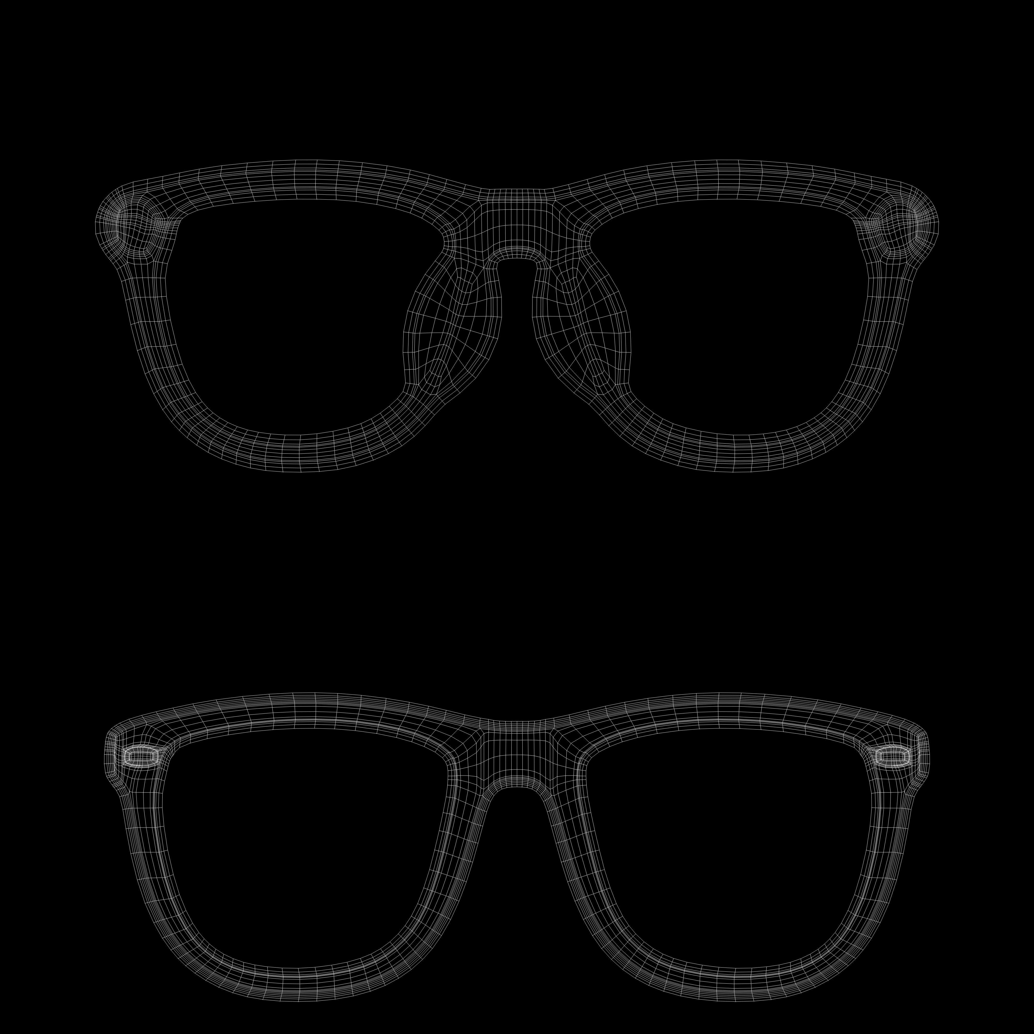 Eyeglasses for Men and Women 3D print model_9