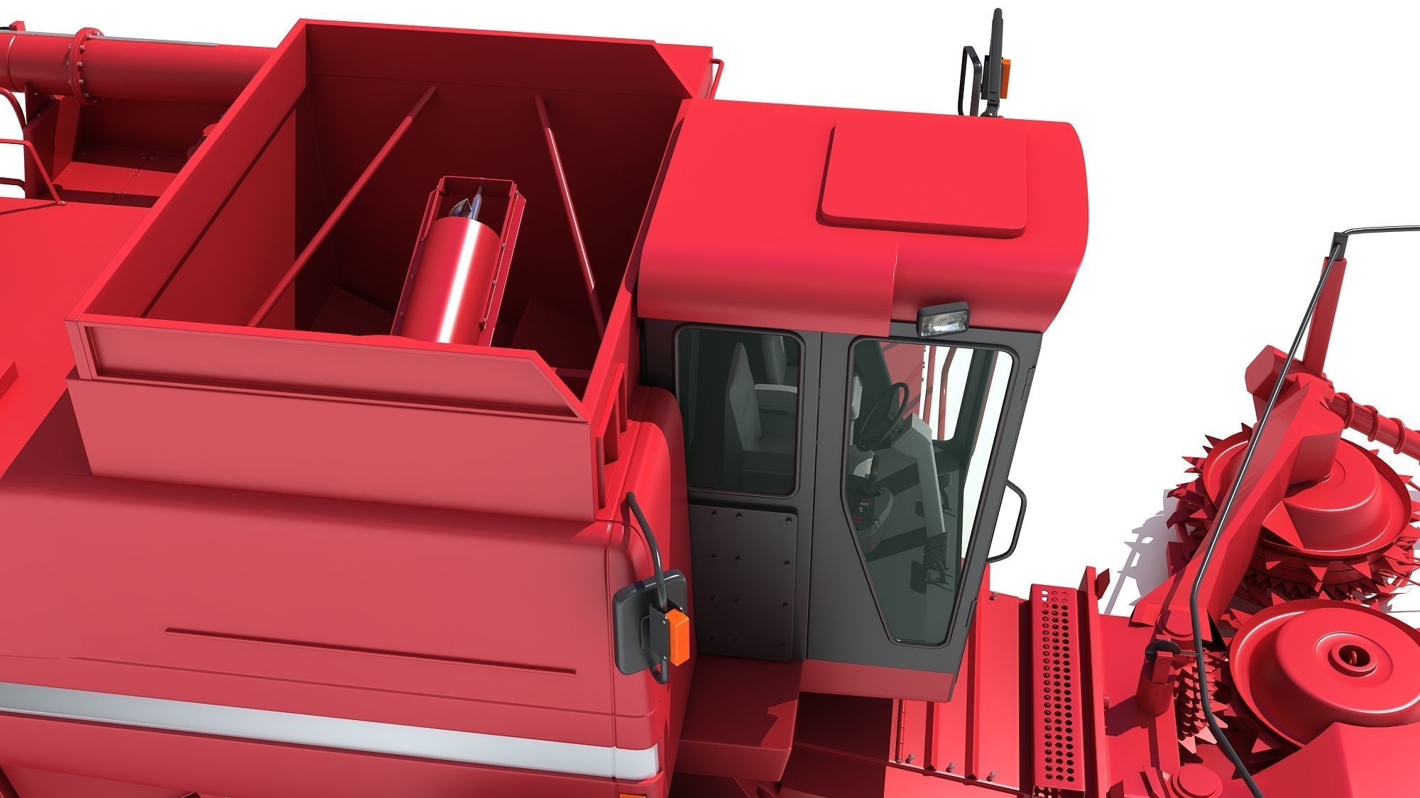Combine Harvester 3D model_14