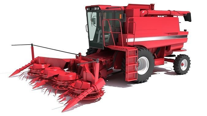 Combine Harvester 3D model