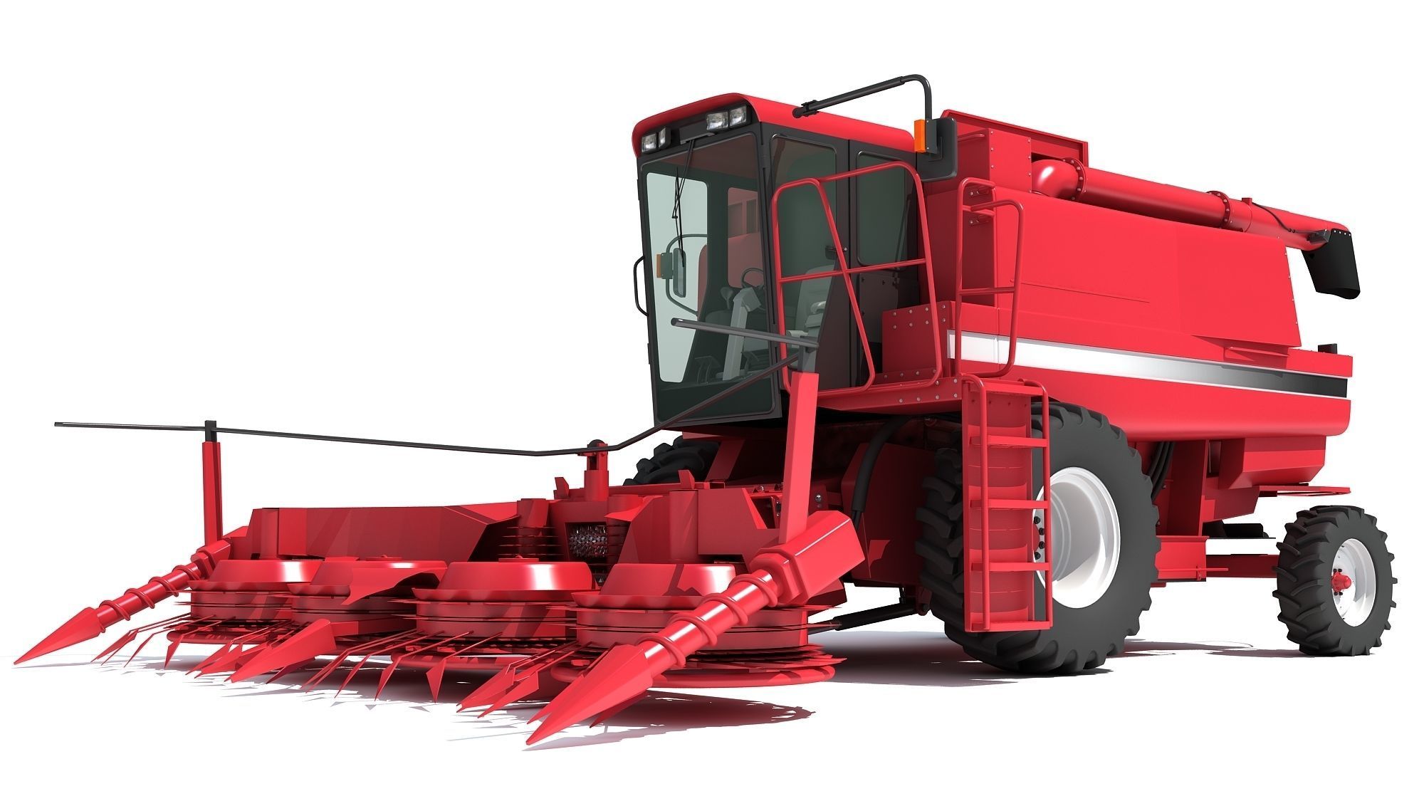 Combine Harvester 3D model_12