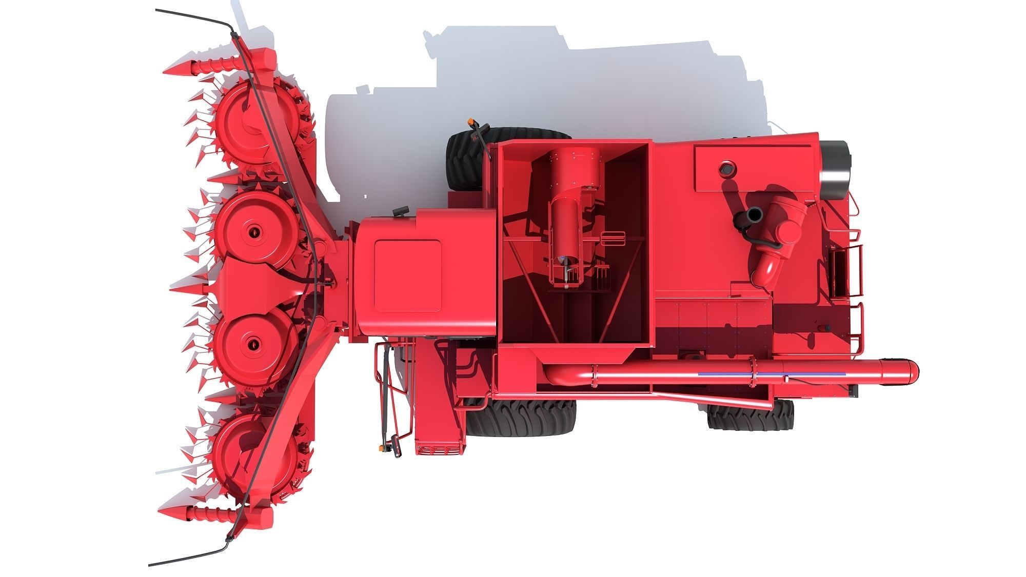 Combine Harvester 3D model_9